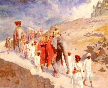  Egipcio Pintura Art%c3%adstica - Una partida de caza india Indio egipcio persa Edwin Lord Weeks